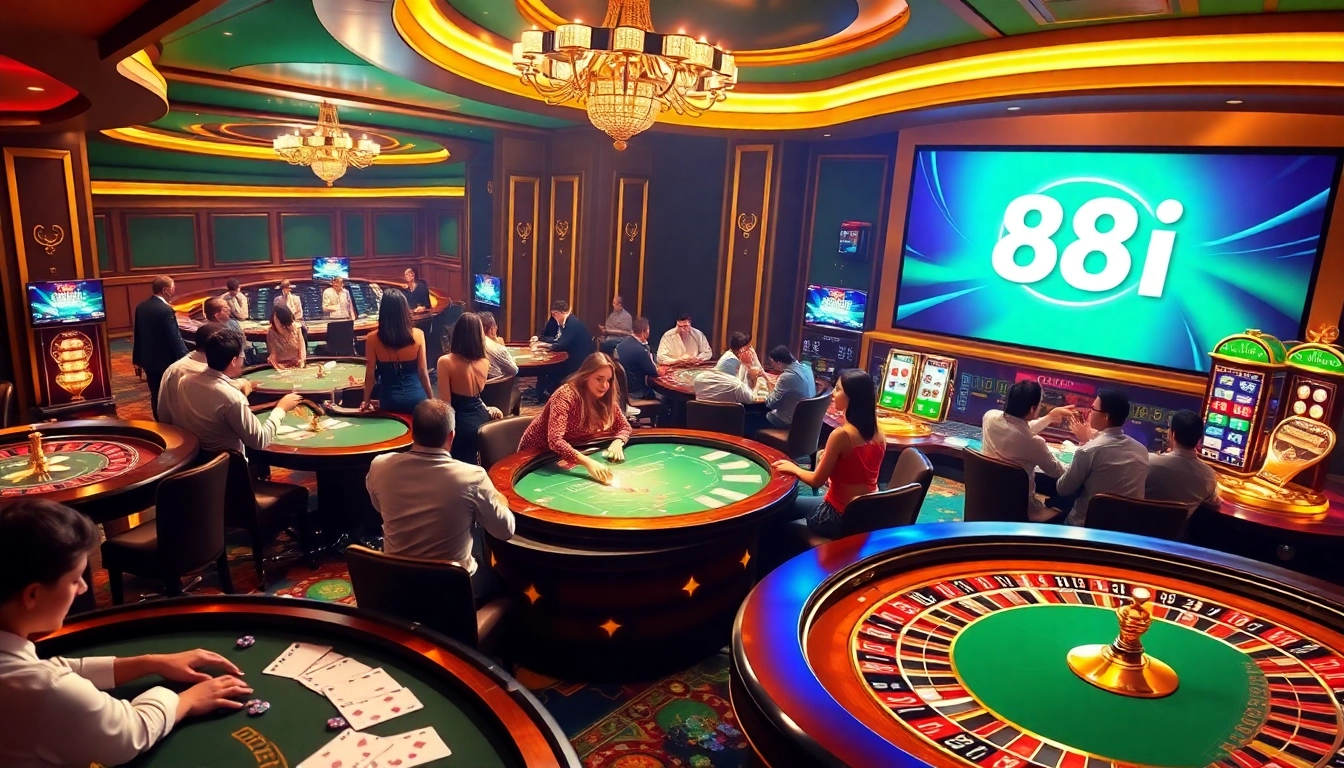 Experience the excitement of winning at link 88i's premium online casino games with vibrant tables and diverse players.