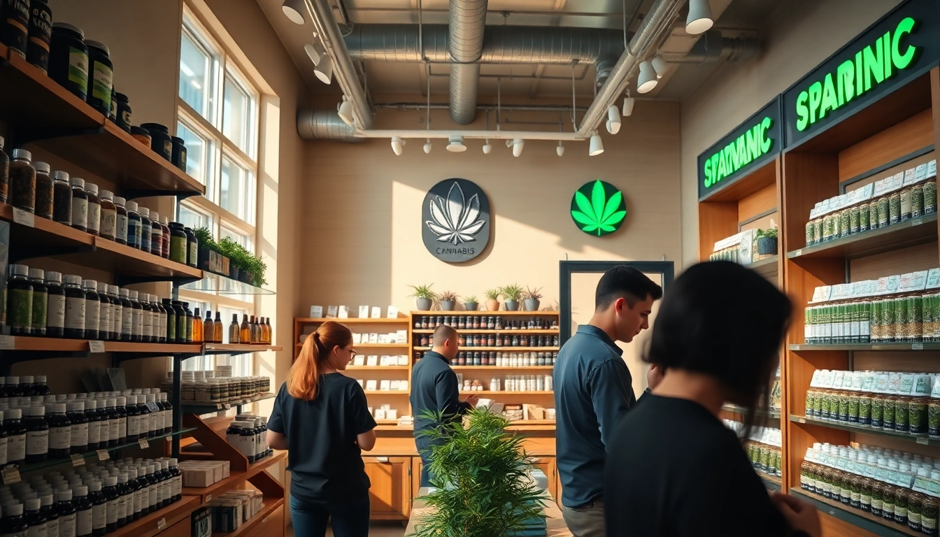 Cannabis products on display at Weedmaps Lloret de Mar shop with inviting ambiance.