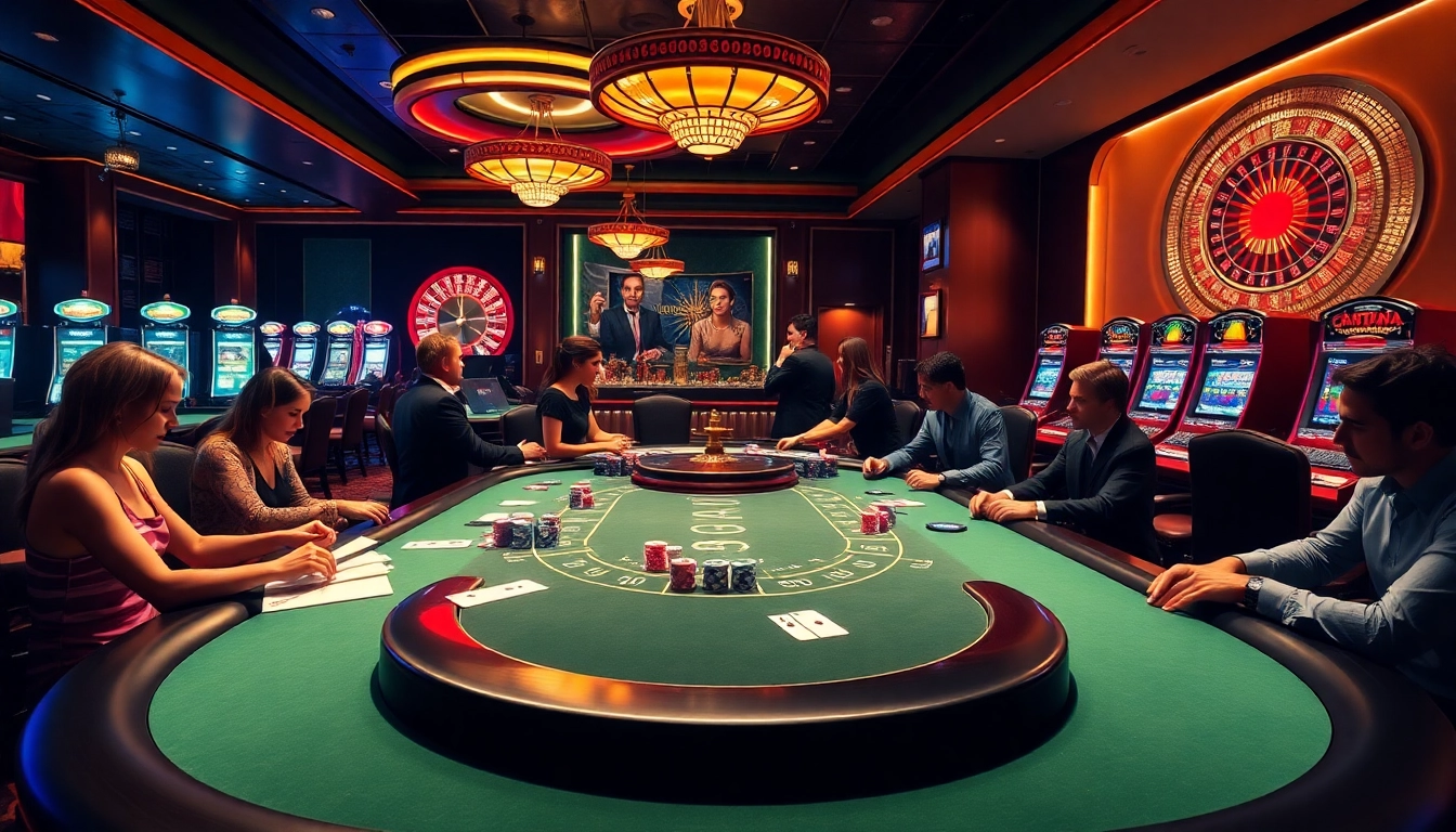 Players at a glamorous casino table enjoy thrilling games while learning from https://bl555.training/ resources.