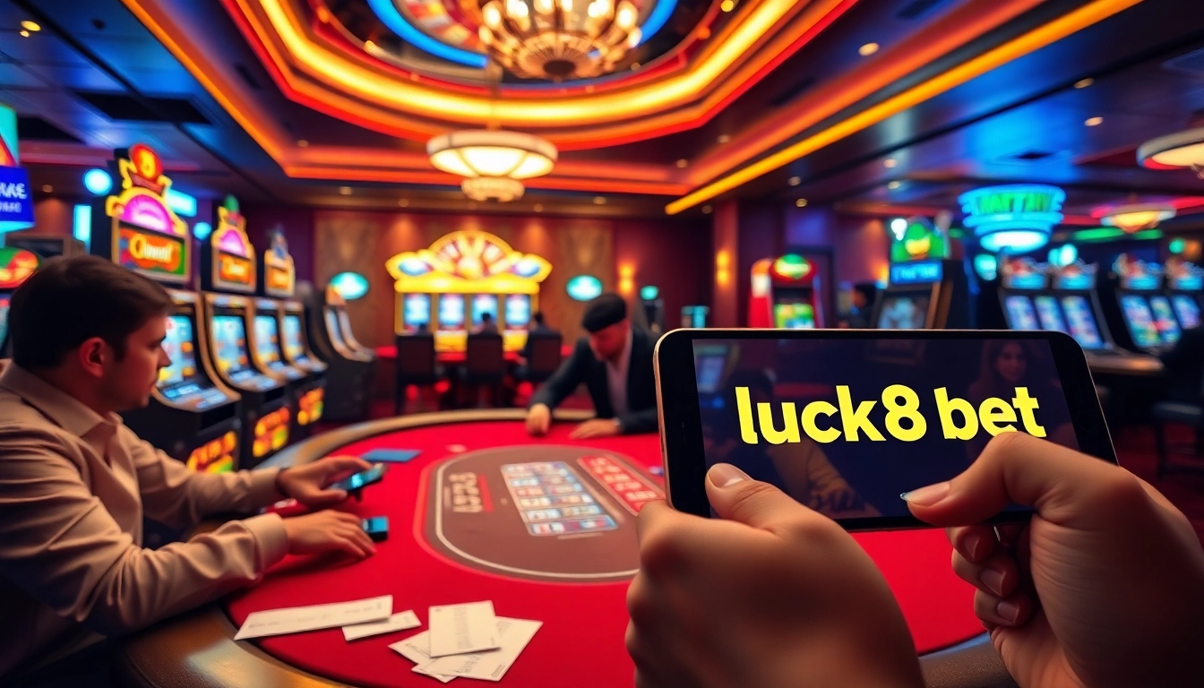 Experience the excitement of luck8 net with vibrant casino games and high-stakes action.