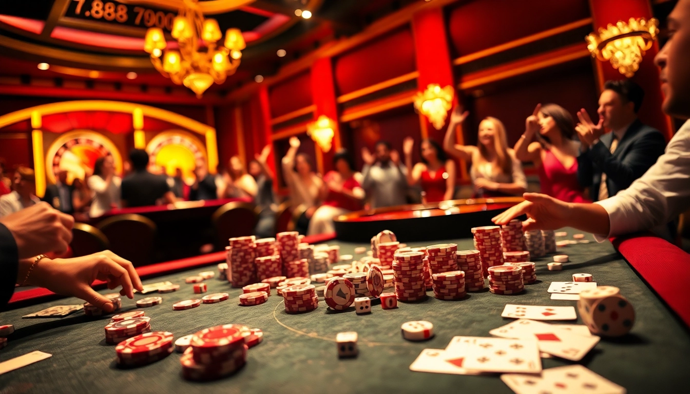 Experience the thrill of gambling at TG 88 with vibrant tables and eager players.