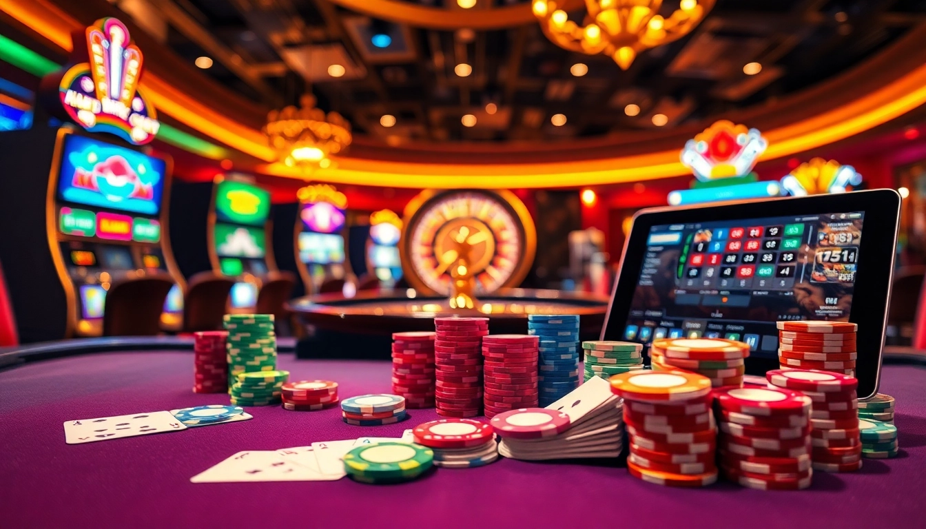 Engaging casino scene showcasing excitement and strategy at https://lc88.onl/ poker tables and roulette.