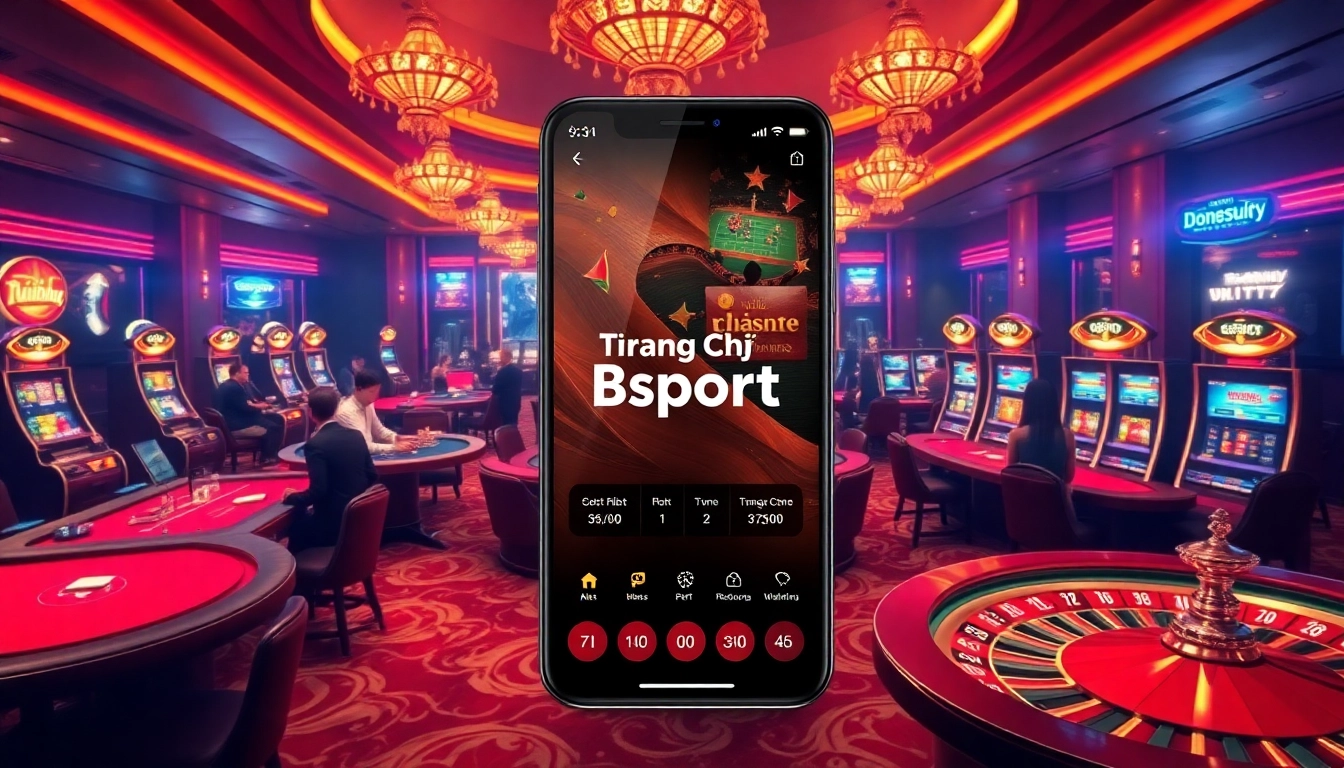 Engaging sports betting action on the trang chủ bsport interface showcasing excitement and professionalism.