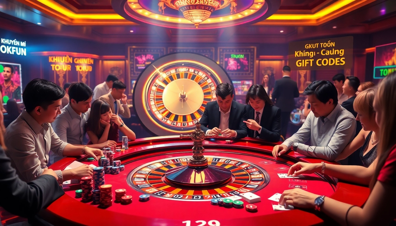 Experience thrill and excitement with khuyến mãi okfun at our vibrant casino gaming table.