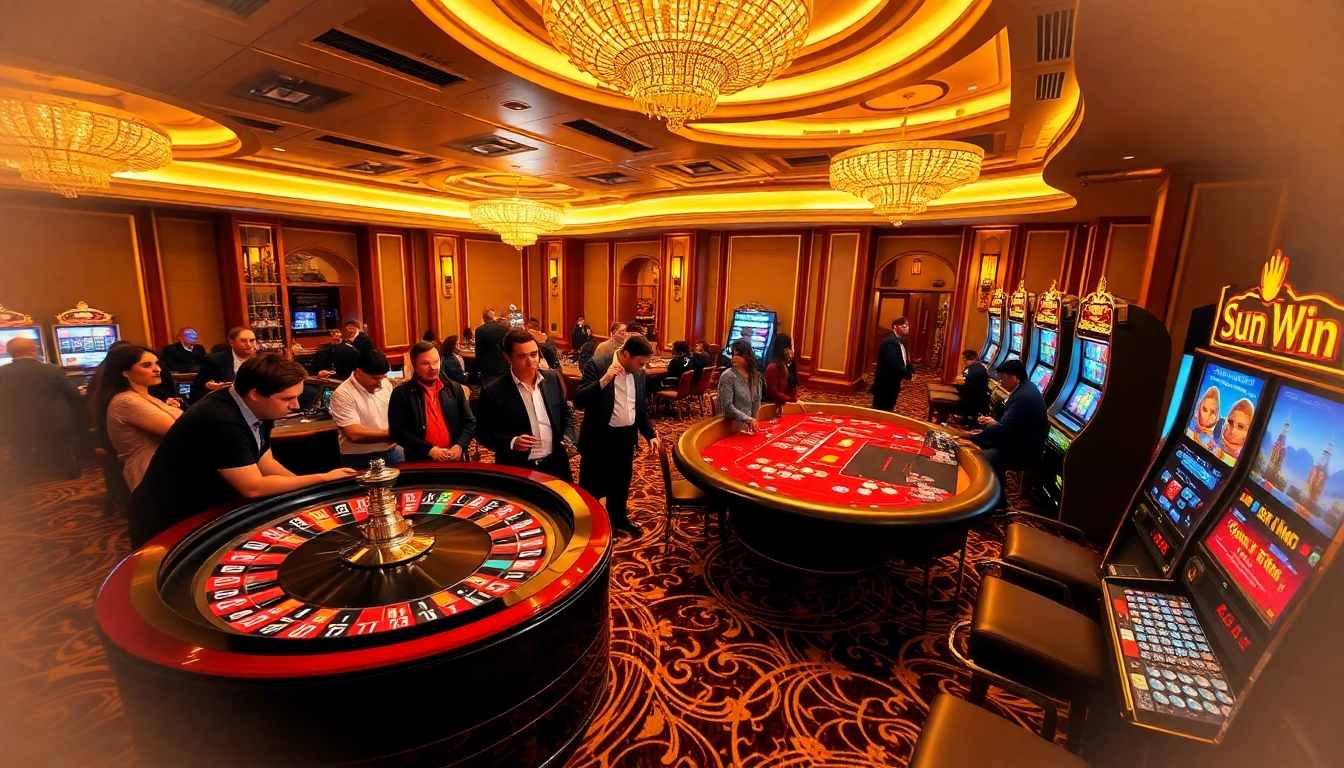 Experience the thrill of sun win with exciting poker gameplay and vibrant casino ambiance.