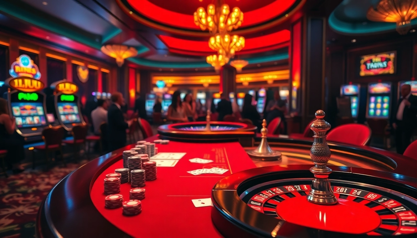 11UU players enjoying a thrilling casino experience at a luxurious gambling table with modern technology.