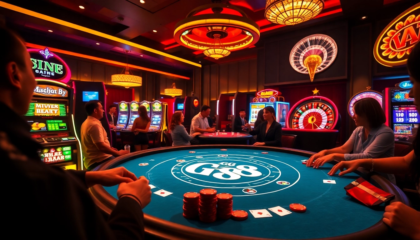Experience the excitement of GG 88 with vibrant casino games and thrilling atmosphere.