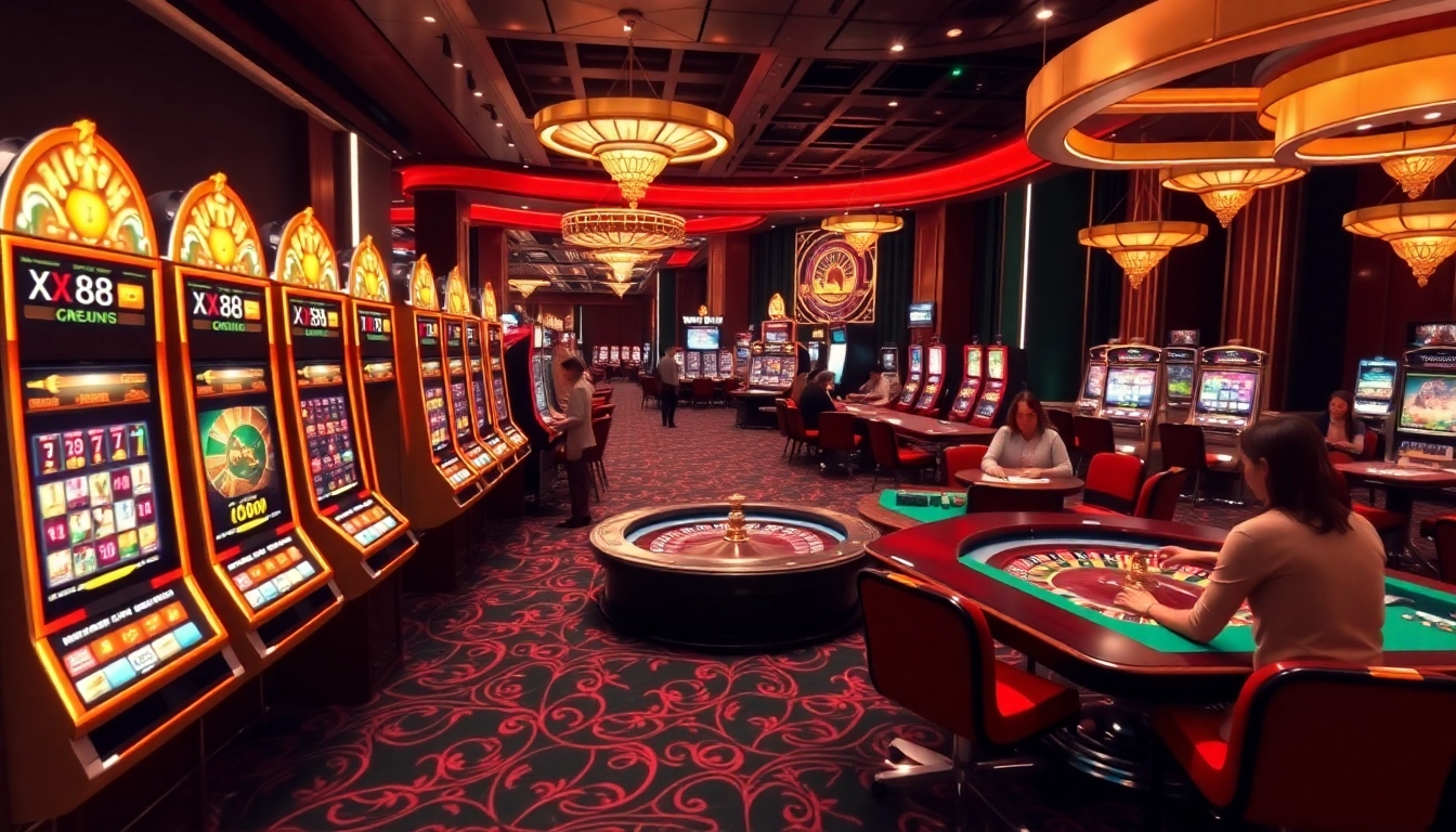 Gamble and win big at XX88 with an engaging virtual casino experience featuring vibrant games.