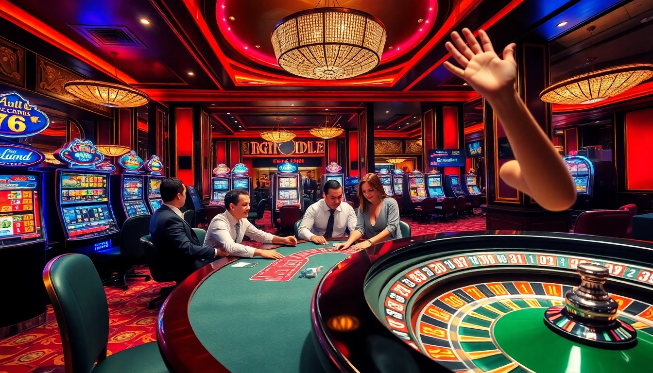 topclub casino players celebrate big wins at a luxurious gaming table