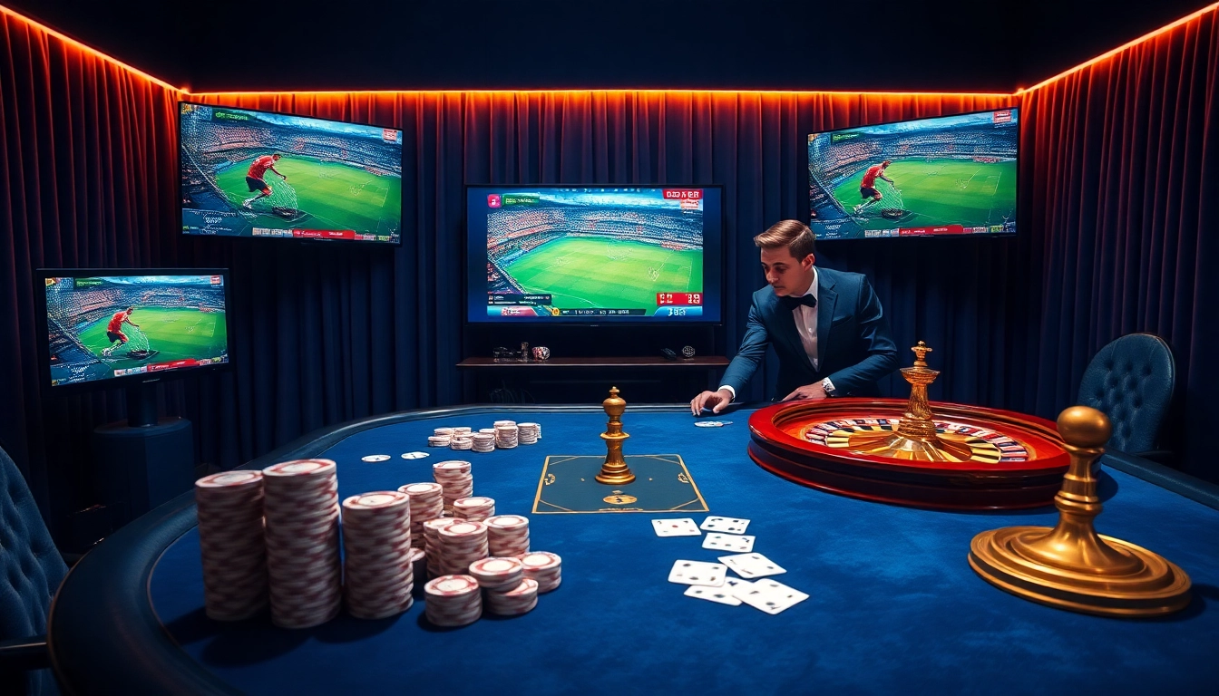 Experience thrilling online gambling at https://luongsontv5.com/ with luxurious poker and roulette settings.