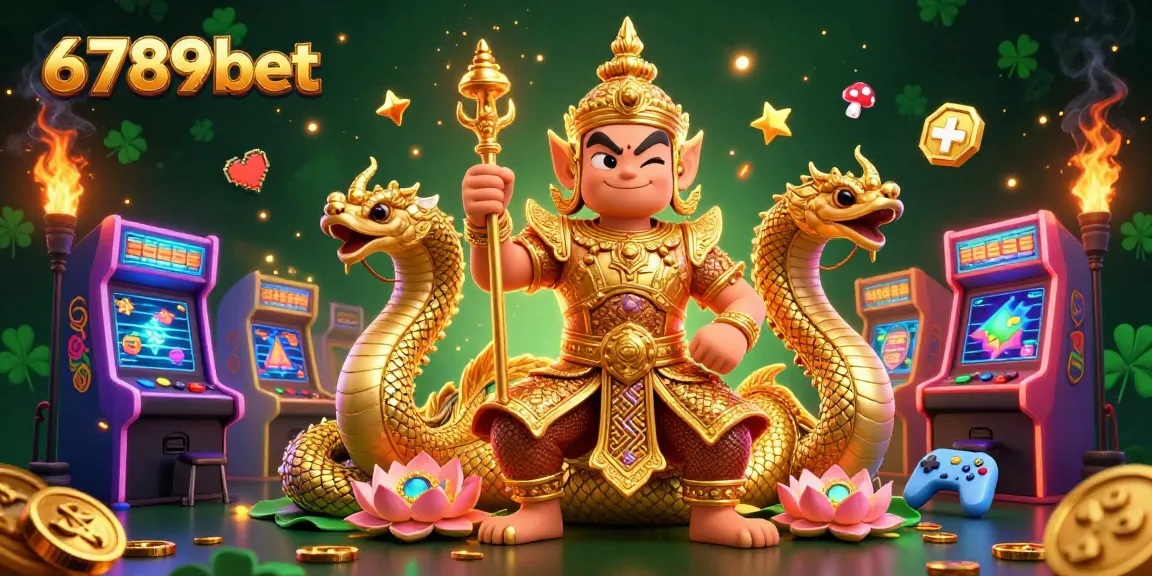 Experience thrilling gameplay at 6789bet with vibrant 3D characters and casino elements.